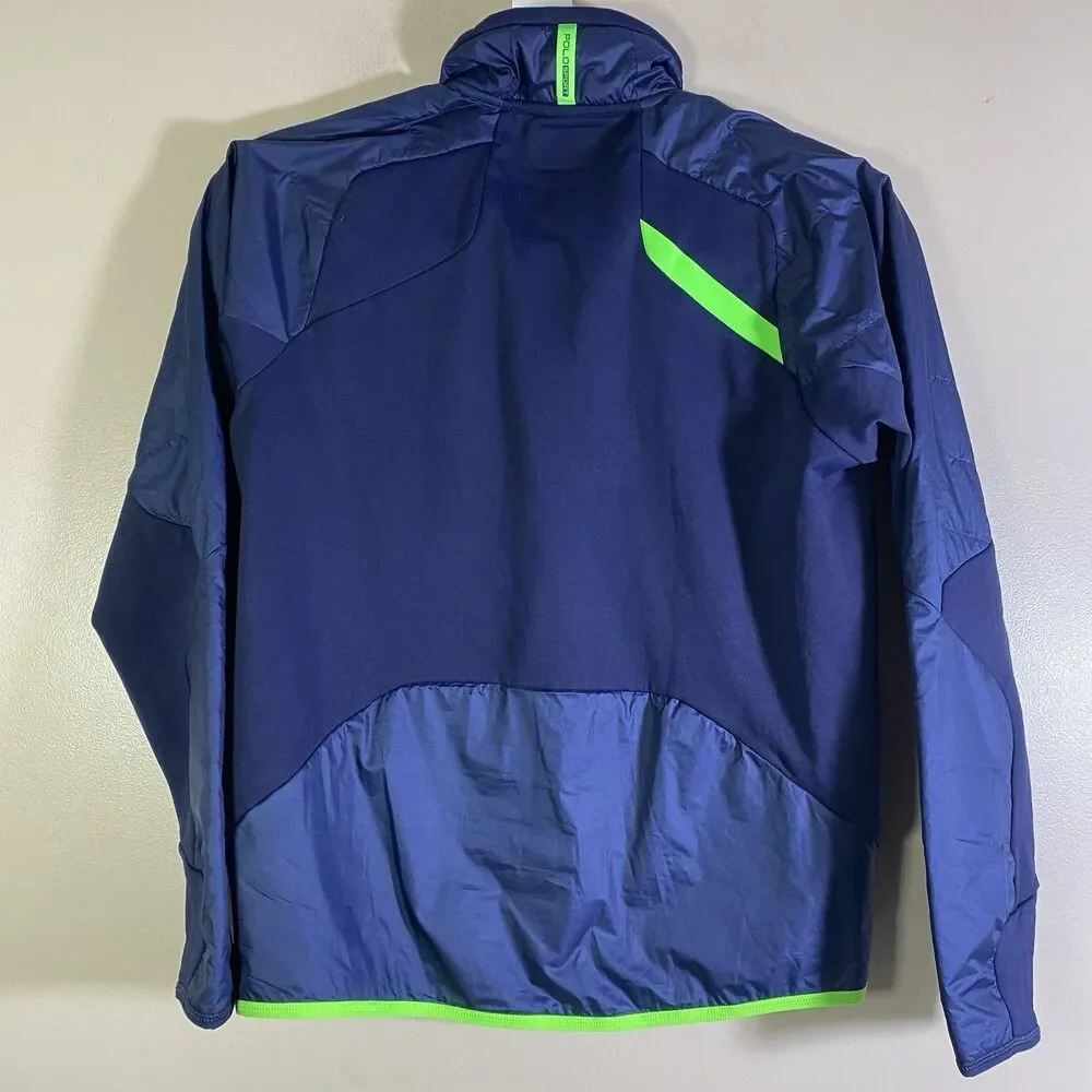 RALPH LAUREN POLO SPORT PERFORMANCE HYBRID JACKET BLUE MENS MEDIUM GOLF - Picture 9 of 14